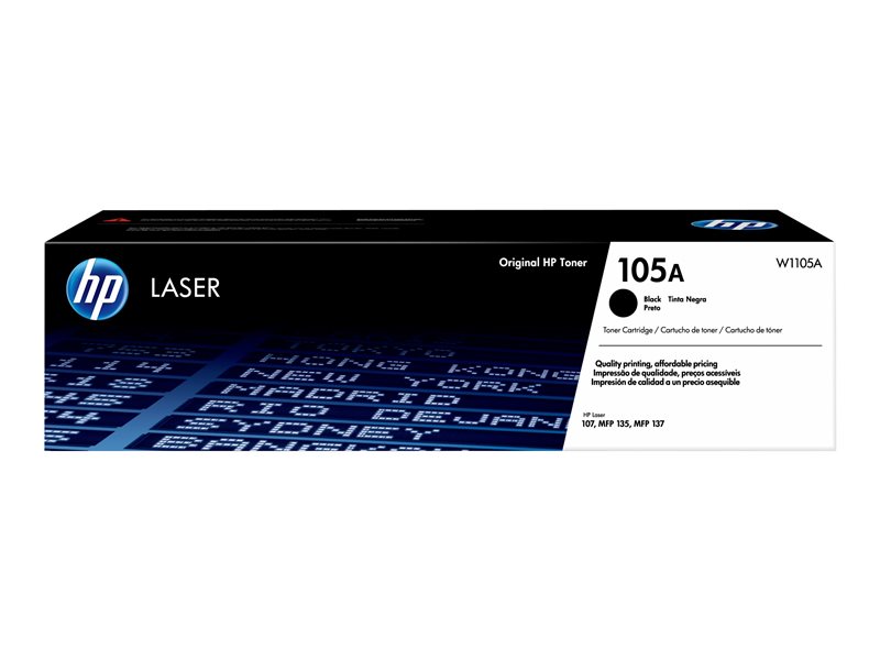 HP 105A Black Original Toner Cartridge (W1105A)