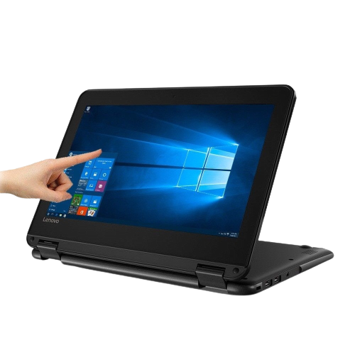 Lenovo 300e x360 2-in-1 Touchscreen Laptop (4GB RAM, 128GB SSD) + FREE Oraimo Smart Watch